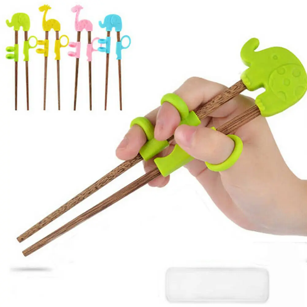 

Adult Children Training Chopsticks Kids Beginner Learning Helper Cheater Toy