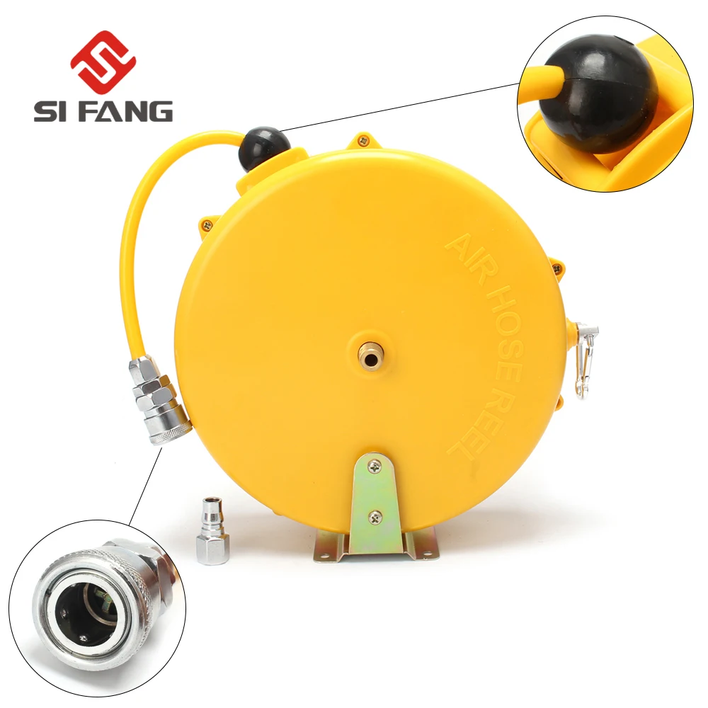 Automatic Retractable Reel Telescopic Air Drum Hose PU8*5 10*6.5 12*8 Automotive Air Hose Pneumatic PU Tube Pneumatic Drum