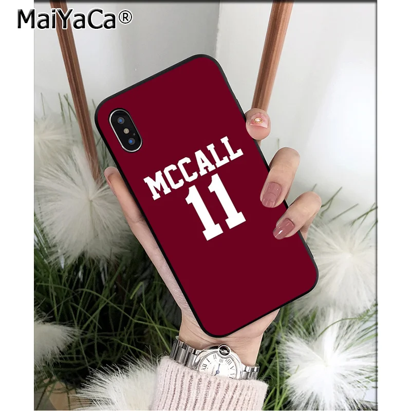 Мягкий силиконовый чехол для телефона MaiYaCa Teen Wolf из ТПУ для Apple iPhone 8 7 6 6S Plus X XS MAX 5 5S SE XR Чехол для мобильного телефона s - Цвет: A4