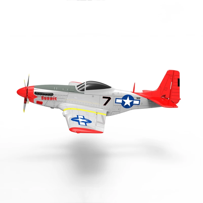 Volantex RC 768 1 Mus & tang P51D 2 4 Ghz 6CH 750mm 29 5 In Red Wingspan EPO Warbird Самолет RTF 7040 пропеллер детские