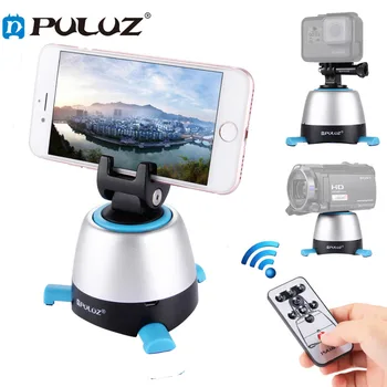 

PULUZ Electronic 360 Degree Rotation Panoramic Head with Remote Controller for Smartphones for GoPro hero DSLR Cameras(Blue)
