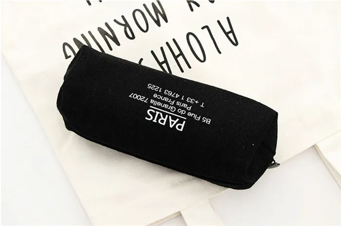 Kawaii London Paris Tokyo Denim Pencil Case Storage Organizer Pencilcase Pen Pouch School Supply Stationery Cosmetic Makeup Bag (12)