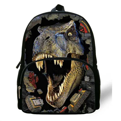 12 дюймов модные рюкзаки для дошкольников с животными сумка с динозавром для детей мальчиков Дракон тираннозавр сумка для Kindergarden