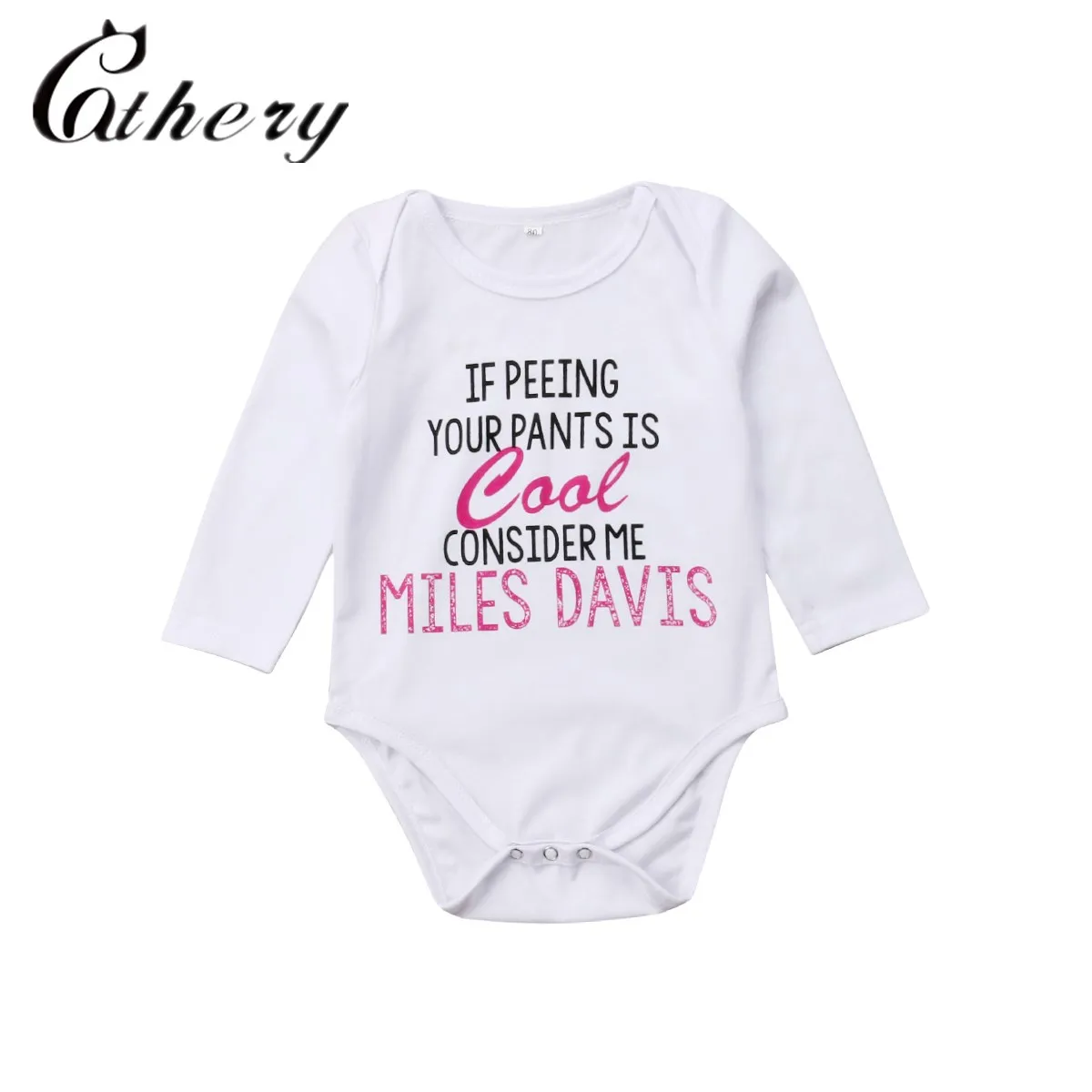 Cathery Fashion Autumn Letters Newborn Babygrows Baby Boys Funny Romper