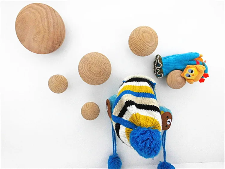 Wall Hooks The Dots Coat Hooks Full color free combination Dots coat hanger clothes hanger