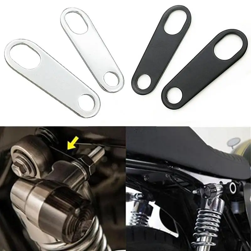 

2 x Motorcycle Retro Turn Signal Indicator Light Lamps Holders Shock-absorbing Stands for Customer Chopper Bobber Cafe Racer