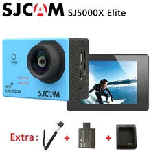 Original SJCAM SJ5000X Elite WiFi 4K 24fps HD Gyro 2.0 LCD Waterproof Sport Action Camera +Extra 1pcs battery+Charger+Monopod