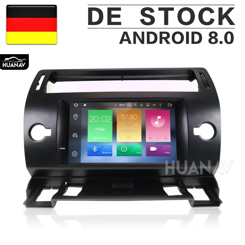 Discount Car DVD player GPS navigation for Citroen C4/C-Quatre/C-Triumph 2004-2012 GPS HeadUnit  Android8.0 4GB+32GB/Android7.1 2GB+16GB 2