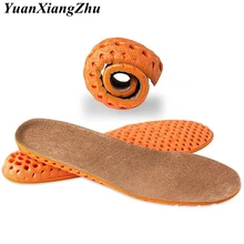 Pigskin Insole For Men Women Shoe Protector Pad Increase Height Orthotic Insoles Arch Support Sports Leather Shoe Insoles PD-3 2 layer 5cm height increase insole eva pigskin insoles gel insole flat foot silicone soles gel orthopedic shoe pad lift increase