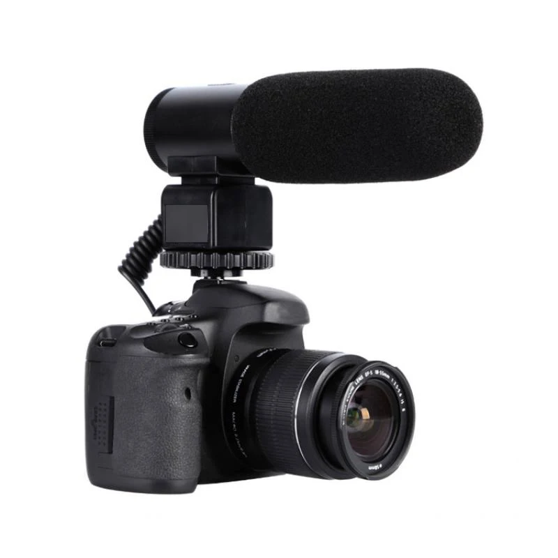 

Camera External Stereo Microphone Mike For Nikon D7500 D7200 D5600 D5500 D5300 D3300 MIC-03 Professional Electret Microphon