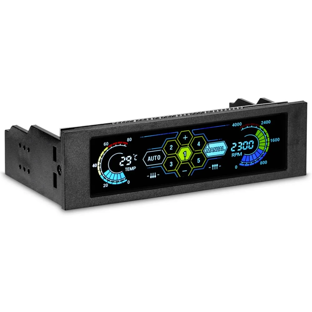 STW-5036 5.25 дюймов Отсек Температуры Скорость Вентилятора Контроллер Поддержка