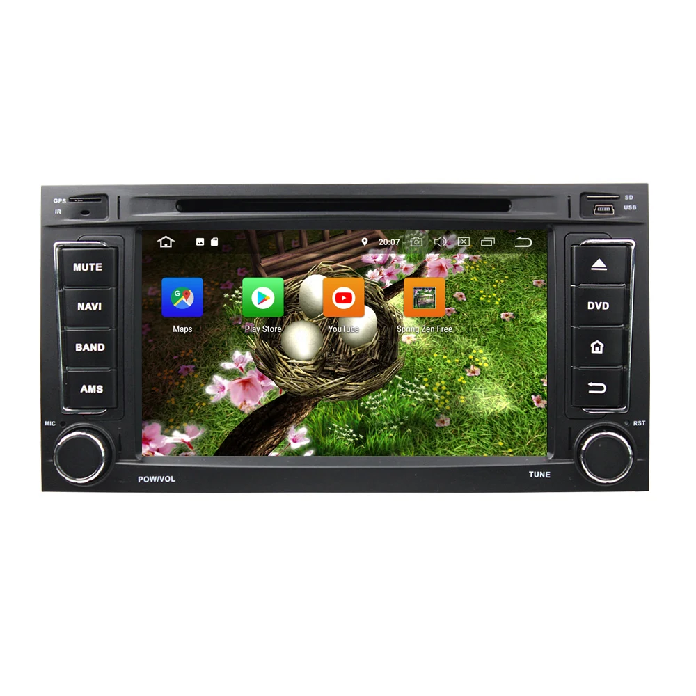 

KLYDE 7" 2Din 8 Core Android 9.0 Car DVD Player For VW TOUAREG 2002-2010 MULTIVAN 2008-2012 Audio Stereo Radio Multimedia Player