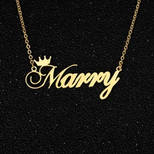 Personalized Name Necklace Bijoux Femme Customized Nameplate Necklace Gold Chain Custom Name Necklace BFF Jewelry sideway customised double nameplate necklace personalized two name pendants jewelry family name bar necklace christmas gift