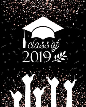 

LIFE MAGIC BOX Graduation 2019 Backgrounds for Photo Black Chromokey Birthday Photocall