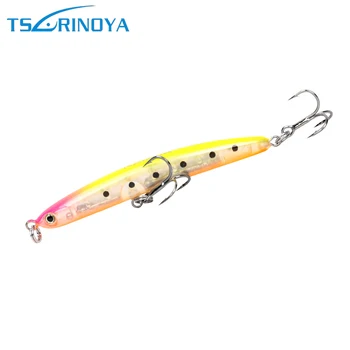 

Tsurinoya 1 Piece DW45 Pencil Fishing Lure 60mm 5g Topwater Hard Fishing Lure Artifical Fishing Bait