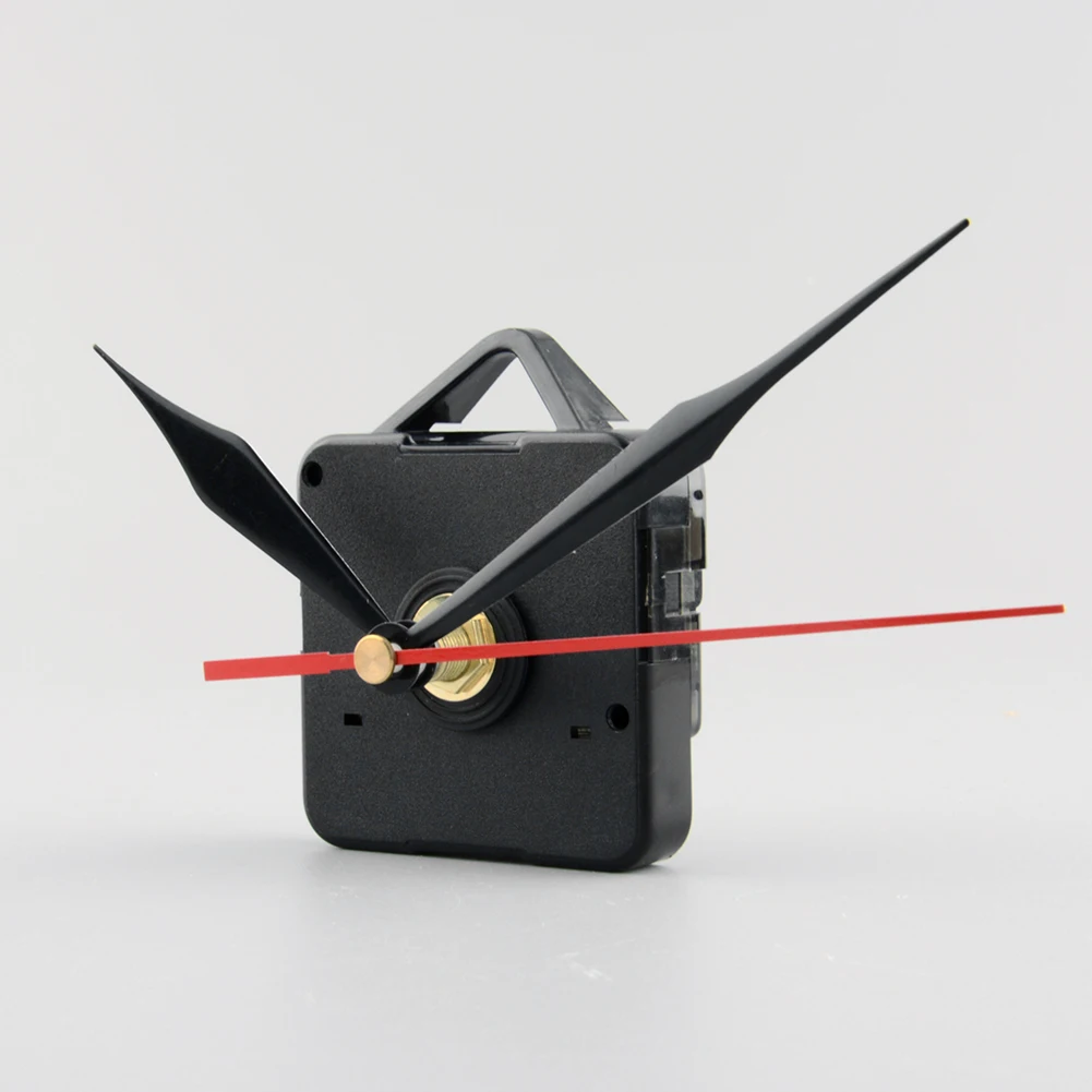 

SOLEDI Clock Quartz Movement Mechanism Black and Red Hands Replacement Part Repair clock mechanism drop shipping
