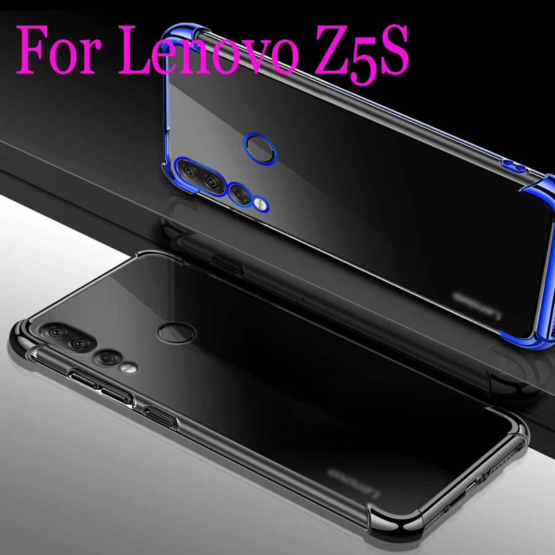 

Ultra Slim Clear Soft Shockproof Phone Cover For Lenovo Z5S Transparen Air Cushion Shockproof Soft Case For Lenovo Z5S Cases
