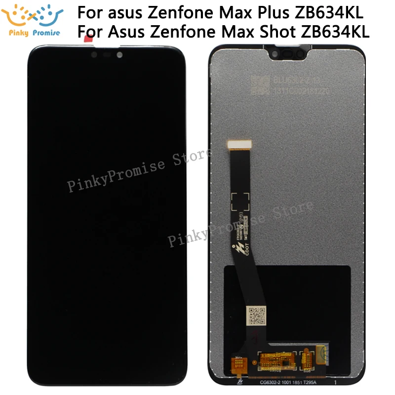 

6.26'' New Original for asus Zenfone Max Plus(M2)/ Shot ZB634KL Full LCD DIsplay +Touch Screen Digitizer Assembly 100% Tested