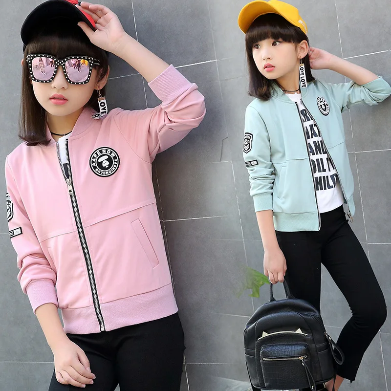 Baby Girl Casual Sports Coat Teenager Outerwear Infant Fall Clothing