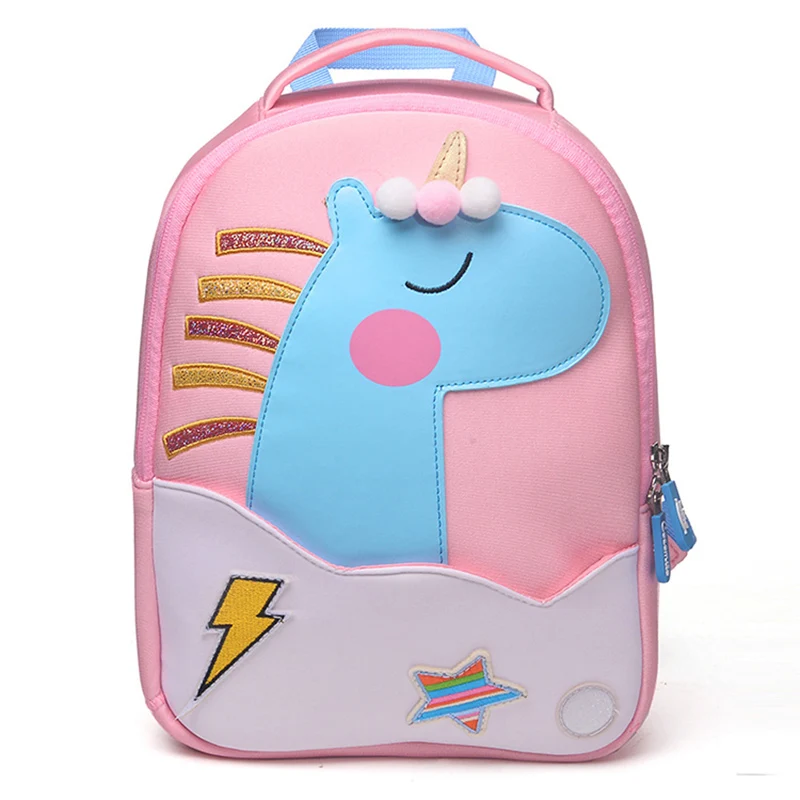 

2019 New Fashion Unicorn School Bags for Girls Boy Cute Animals Design Children's backpack Student Kids Bag Gift Mochila Escolar