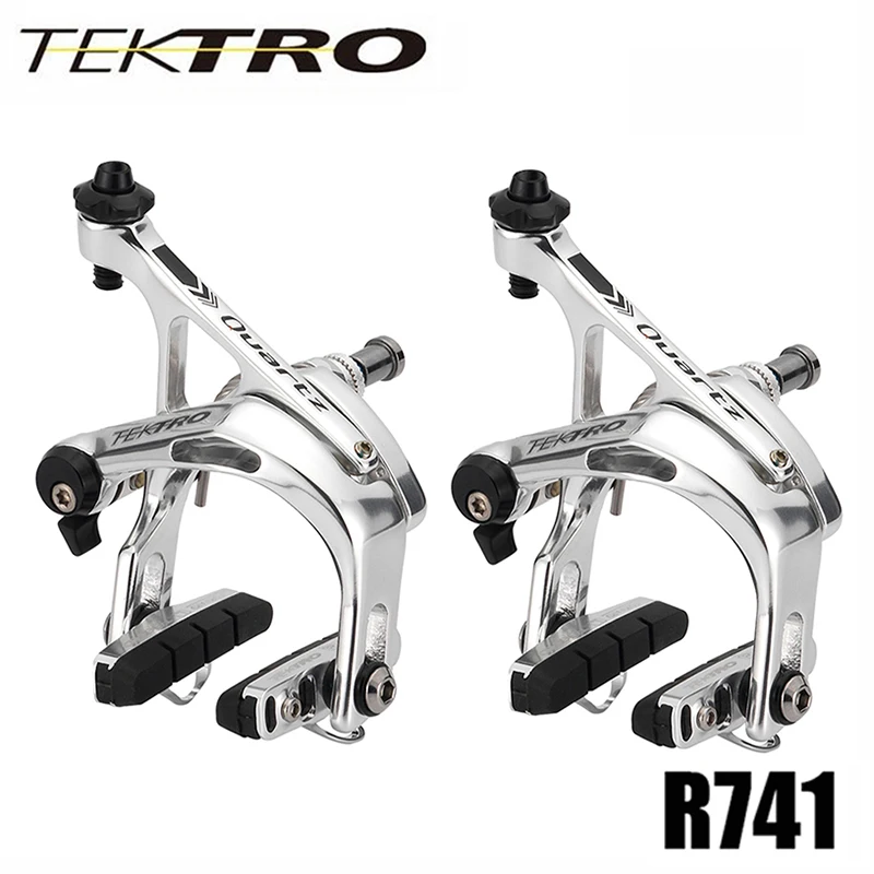 

Tektro Super Light Taiwan 300g/pair R741 Aluminum Brake Caliper Road bike C brake Clamp Quick Release Mechanism for Shiman0 105