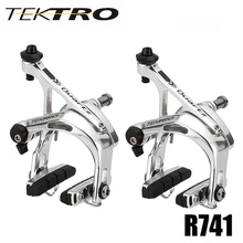 Tektro супер легкий Тайвань 300 г/пара R741 алюминиевая Тормозная Скоба дорожный велосипед C тормозной зажим механизм быстрого крепления для Shiman0 105