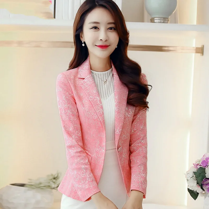 Black Friday 2020 Autumn Korean Version Women Blazer New Style Winter One Button Xxl Work Wear Female Fashion Temperament Casual Short Tops