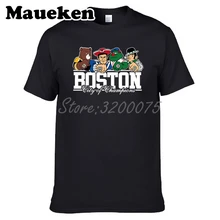 Для мужчин Boston City For New England Celtics Bruins Красная футболка Sox одежда футболка мужская комикс мультфильм W0301001