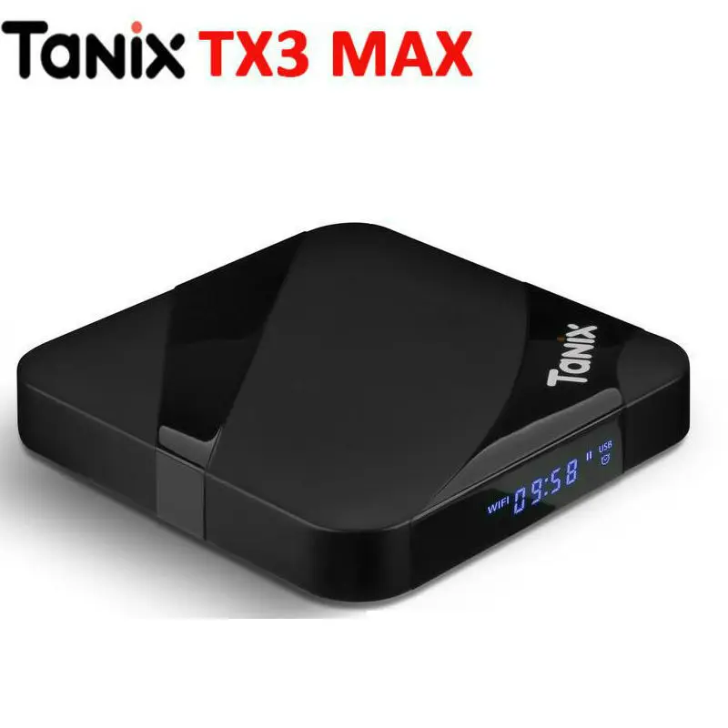 Billig Smart TV Box Android 7.1 Tanix TX3 Max Amlogic S905W Media Player H.265 4K 2GB 16GB Bluetooth TX3max set top Box