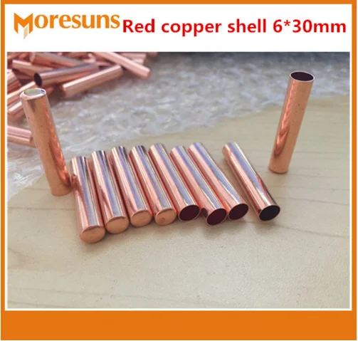 

Fast Free Ship 10pcs/lot 6*30mm Red Copper Shell for NTC Temperature Sensor,Thermocouple,RTD,PT100,DS18B20 Sensor Custom Probe