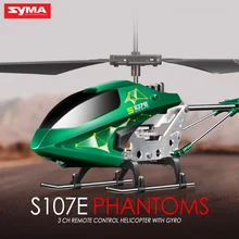 Livraison Gratuite Nouvelle Marque SYMA S107E Électrique 3CH Gyro RC Quadcopter Coloré Clignotant Lumières Drones Mini Hélicoptère Jouets