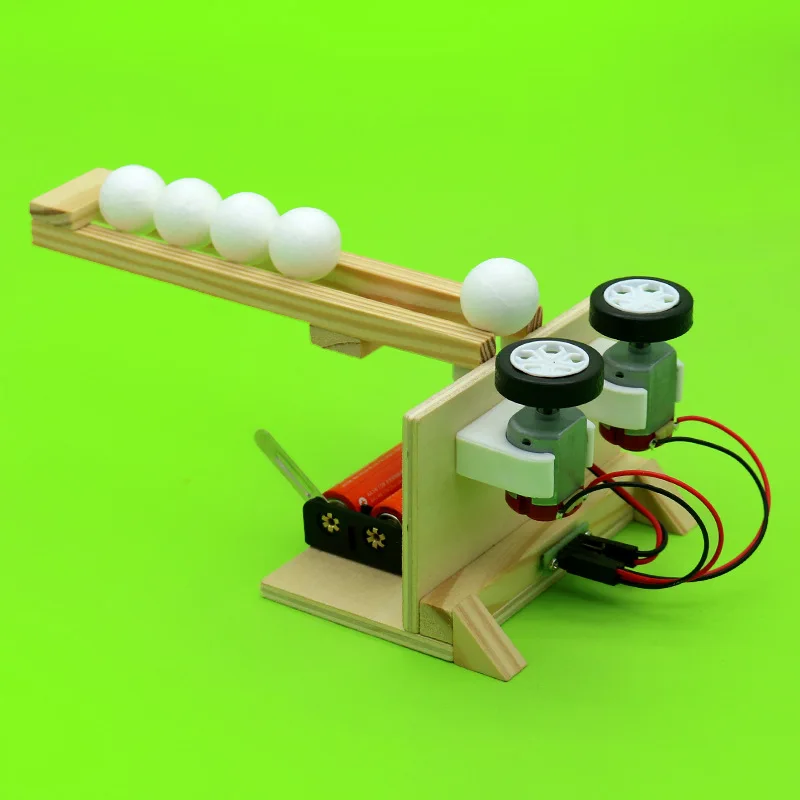 

DIY Small Ball Emitter Children Science Experiment Kits Assemble Electric Model Kids Inventions Educational Toy Christmas GIifts