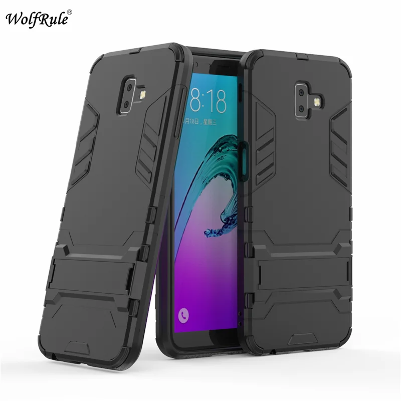 Чехол для Samsung Galaxy J6 Plus чехол 6 0 дюйма силиконовая резина Броня робота жесткая