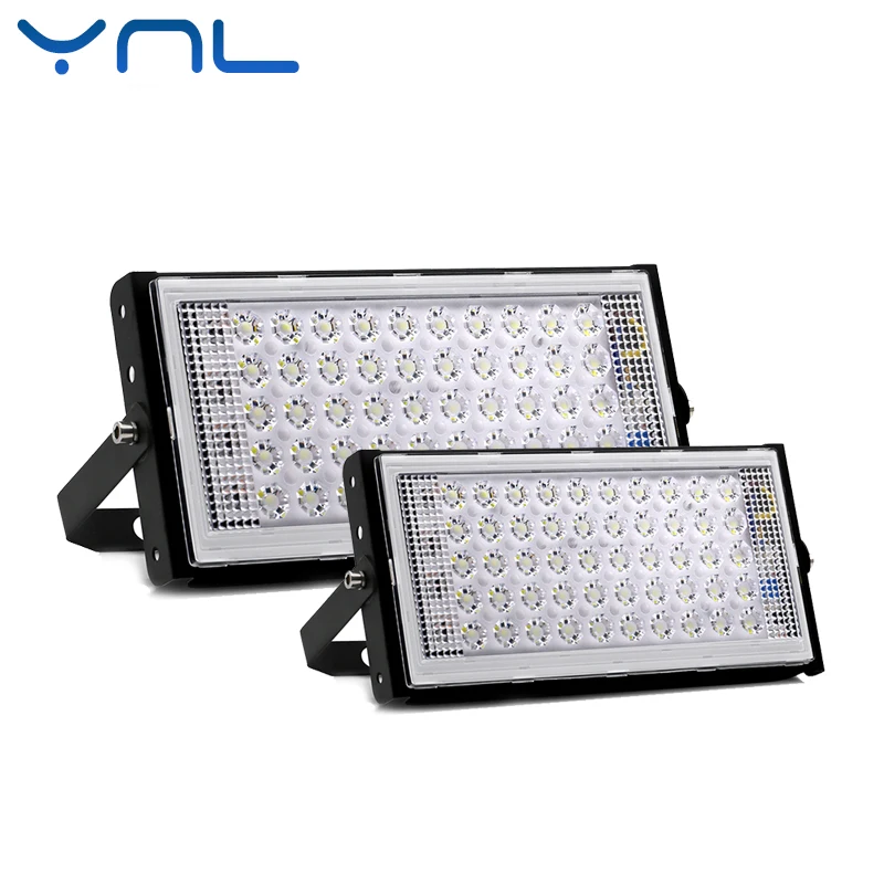 

YNL Waterproof IP65 Reflector LED Flood Light 50W street Lamp 220V Landscape Outdoor Lighting Led Floodlight spotlight