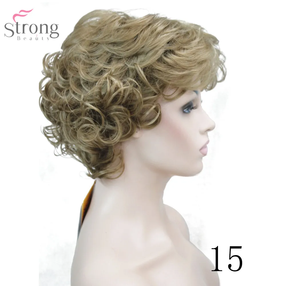 Women Short Curly Wigs E-221 15 (6)