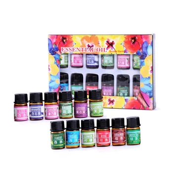 

ELECOOL 12 Kinds /Set Water-soluble 100% Pure Lavender Essential Oils Pack Set For Aromatherapy Massage Spa bath Fragrance Oil
