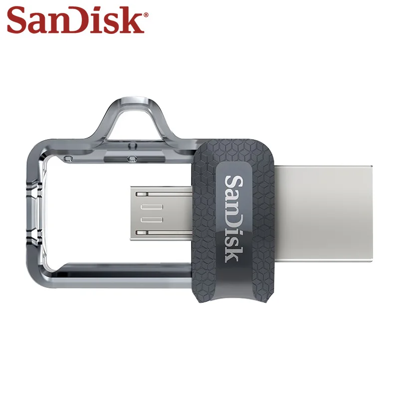 SanDisk USB флеш-накопитель ультра двойной OTG USB 3,0 Флешка 150 м/с 32 Гб 128 ГБ флеш-накопитель usb флешка для всех Android телефонов/настольных ПК