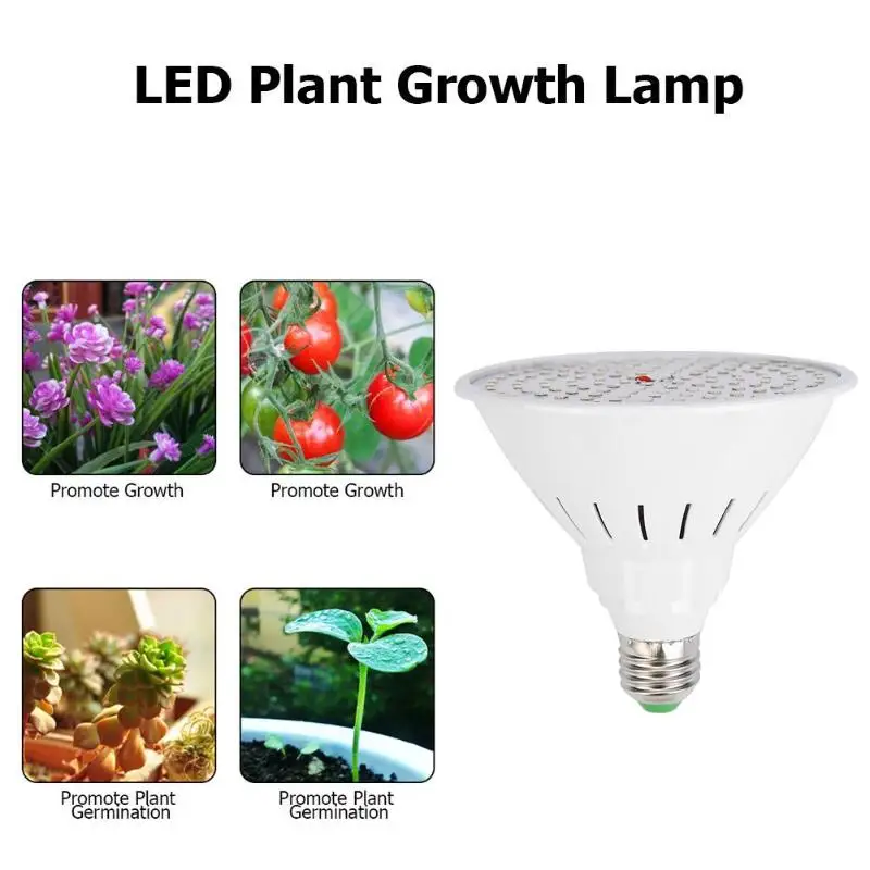 Полный спектр E27 60/126/200/260LED лампа для выращивания растений фитолампа для комнатных садовых растений цветок гидропоника, шатер для