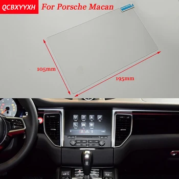 

Car Sticker 9 Inch GPS Navigation Screen Steel Protective Film For Porsche Macan 2016-2017 Control of LCD Screen Car Styling