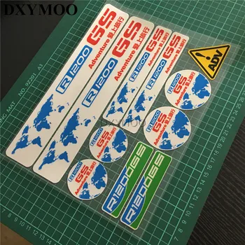 

Car Styling Vinyl Decal Motorcycle Body Side Box Stickers for GS R1200 Adventure Travel F800 Map A4