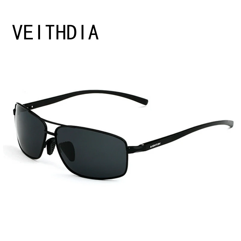 Бренд VEITHDIA, лучшие мужские солнцезащитные очки из сплава, поляризованные линзы, очки для вождения, аксессуары для вождения, солнцезащитные очки для мужчин 2458