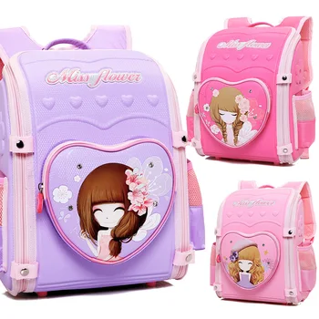 

waterproof children School Bags Girls primary princess school Backpacks kids Schoolbag Orthopedic Backpack mochila infantil