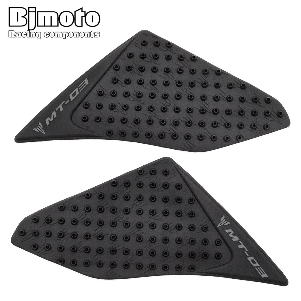 

Bjmoto For Yamaha MT-03 MT03 2015-2018 side tankpad protector decal sticker motorcycle Anti slip Side Gas Knee Grip Traction Pad