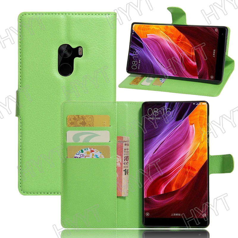 Alesser для Xiaomi Mix искусственная кожа Чехол откидной крышки с окном View Защитный чехол