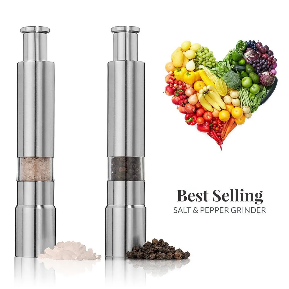 Small Salt And Pepper Grinder Set