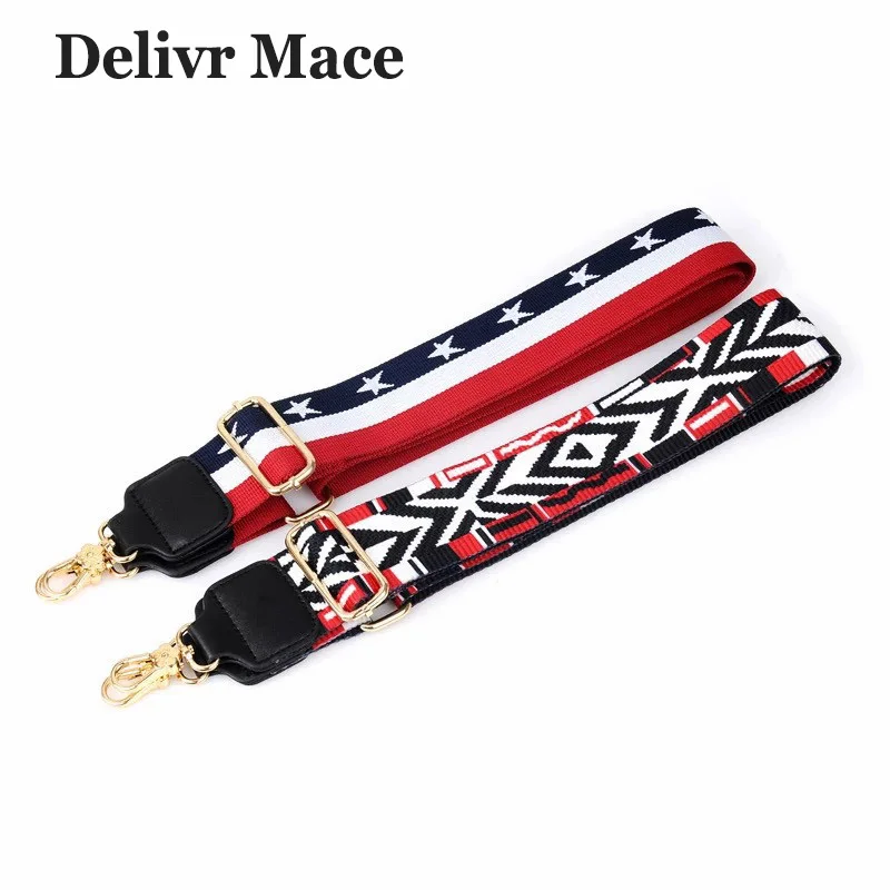 

2017 Fashion Strap You Bag Straps Handbags Colorful knitting Bag Part Bolsa Accessories Multicolor Shoulder Bag Belts Gift Belt