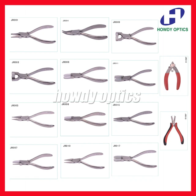 Buy glasses plier set several types for option