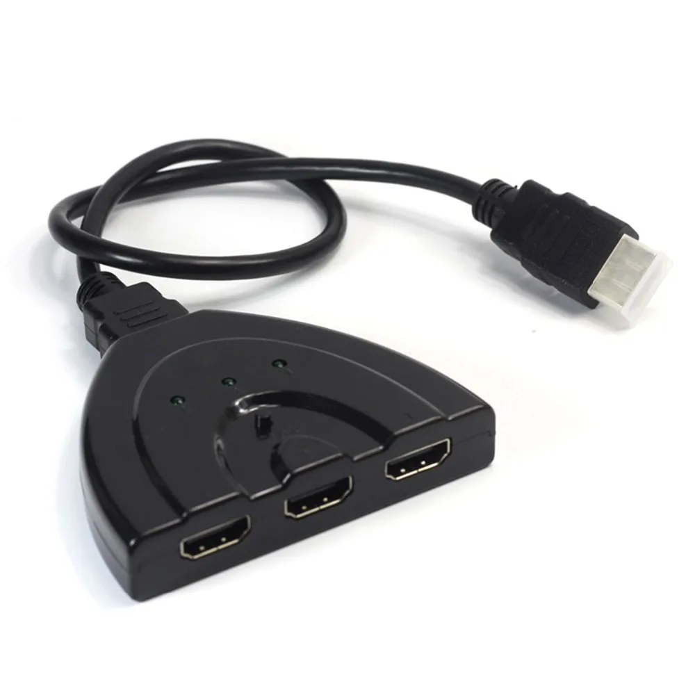 SOONHUA 3 HDMI в 1 HDMI выход адаптер с авто ручной переключатель поддержка 1080 P 250 МГц 2,5 Гбит/с пропускная способность HDMI 1,4 для ПК DVD HDTV