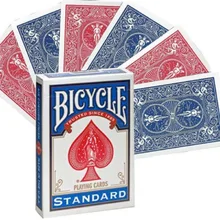 1 палубная велосипедная двойная задняя красная и синяя задняя игральные карты Gaff волшебные карты специальный реквизит крупным планом сценические фокусы для мага