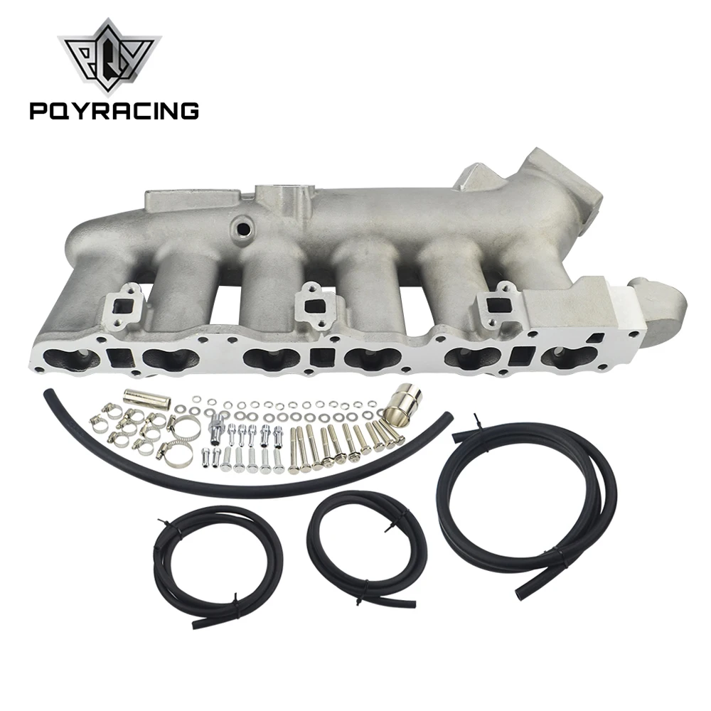 PQY - Cast Aluminum INTAKE MANIFOLD FOR Nissan 240SX RB25det RB25 Skyline R32 R33 R34 1989-1998 PQY-IM32SL